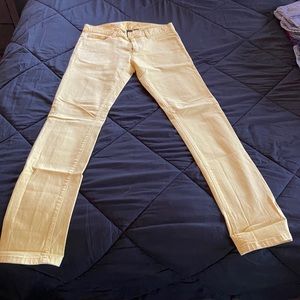 Yellow jeans
